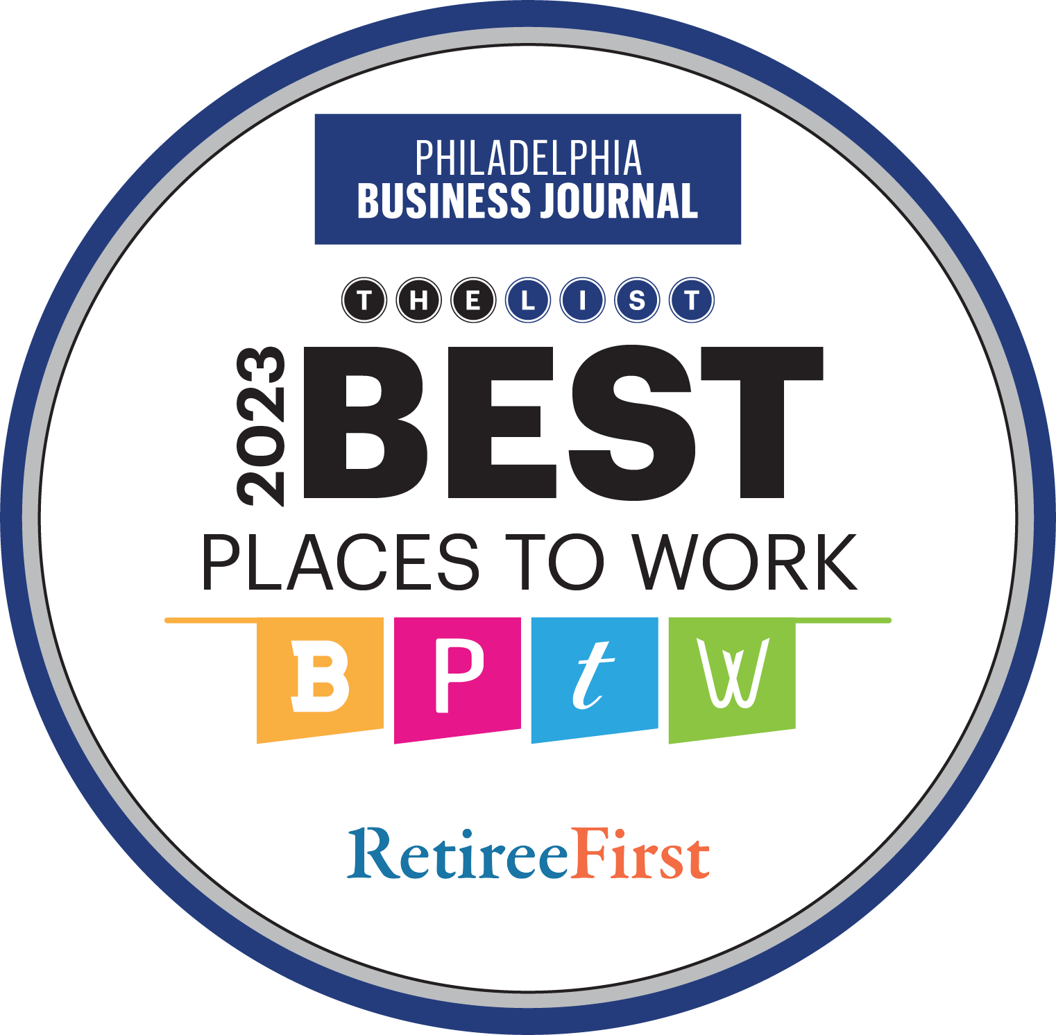 Philadelphia Business Journal 2023 Bets Places to Work Badge