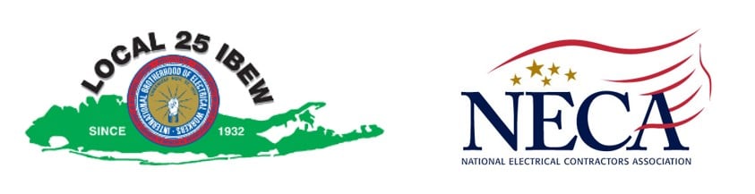 Local 25 IBEW and NECA logo
